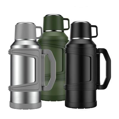 China Best-selling 3.2L jar water bottles drinkware PORTABLE moving outdoor waterbottle with large capacity stainless steel lid for sale