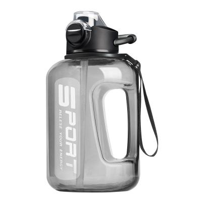 China Wholesale Modern Fitness High Temperature Resistant Water Bottle Large Capacity Hard And Durable PC Food Grade Plastic Sports Kettle for sale