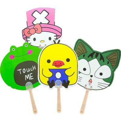 China Wholesale Cute Children's Cute Animal Gift Small Creative Cartoon Handheld Fan Summer Handheld Fan for sale