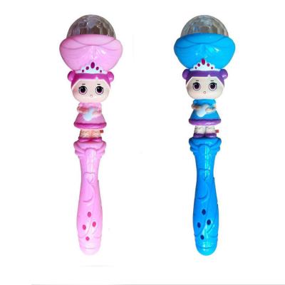 China Light Up Toys Wholesale Mixed Set Glitter Stick Music Magic Stick Unicorn Cartoon Doll Spinning Light Up Toys for sale