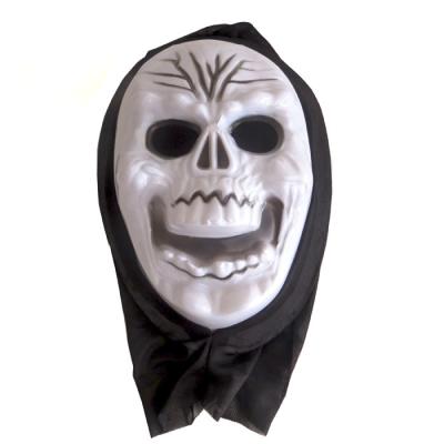 China Wholesale Halloween Carnival Party Prop Costume Ball Party Masks Horror Reaper Scream Funny Face Plastic Masks for sale