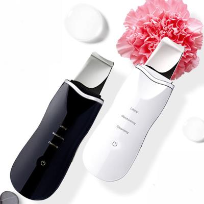 Cina Portable beauty supplies skincare machine beauty equipment USB rechargeable ultrasonic skin scrubber in vendita