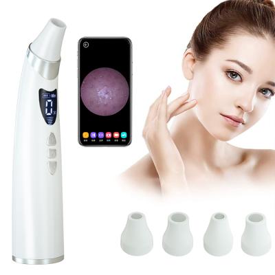 China New hot selling Visual Vacuum Blackhead Removal instrument Wifi Visible Blackhead Remover for sale