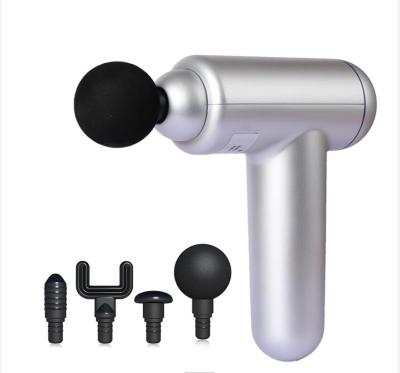 China High quality Handheld Deep Tissue Massager Body Massage Gun with 4 Massage Head for sale