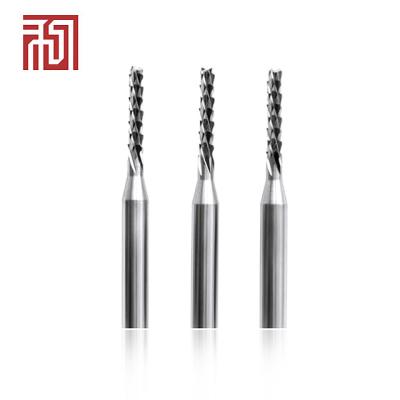 China High Precision Solid Carbide Woodworking Hole Position Carbide CNC Machine Tool Tungsten Straight Router Bit Safety Milling Cutter For Wood for sale