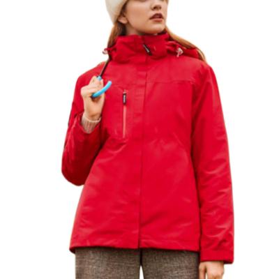 China Breathable OEM 2022 New Outdoor Snow Ski Jackets for Men Women Custom Three-in-one Windproof and Waterproof Hiking Jacket for sale