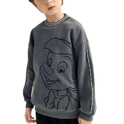 China Anti-Shrink Custom Logo 100% Cotton Kids Hoodies Blank Streetwear Plus Size Boy's Oneck Hoodies Custom Print Hoodies For Kids for sale