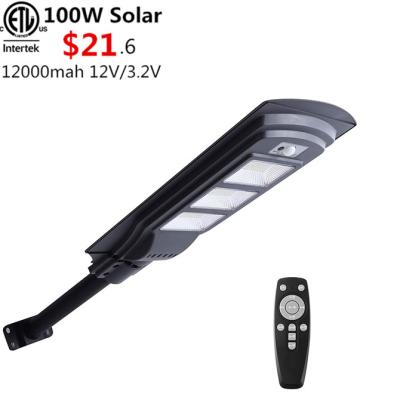 China Solar Street Garden Street Light With Motion Sensor 18AH 20W Ultra High Brightness Solar Led Lights Outdoor Garden for sale