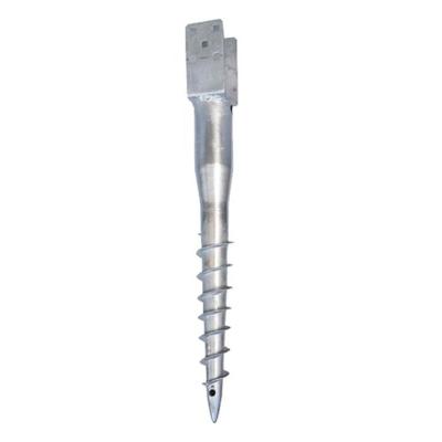 China Steel No Dig Post U Shape Ground Screw Anchor for sale