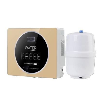 China Hotel 6 Level Household Reverse Osmosis Water Filtration System RO Alkaline Water Filter for sale