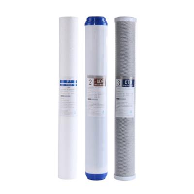 China High Quality Hotel 20 Inch PP Cotton Activated Carbon 4040RO Membrane Water Purifier Spare Parts for sale