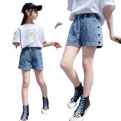 China QUICK DRY summer denim shorts for girls baby girl's clothing sets baby clothes for sale