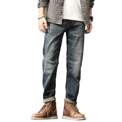 China QUICK DRY Selvedge Denim 99% Cotton , 1% Spandex Wash Resistant Mens Jeans Retro Mens Jeans Mens Jeans for sale