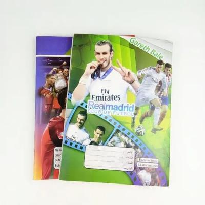 China French Line Exercise Book China Stationery Football Star Children Exercise Book 80 Paginas Act Book for sale