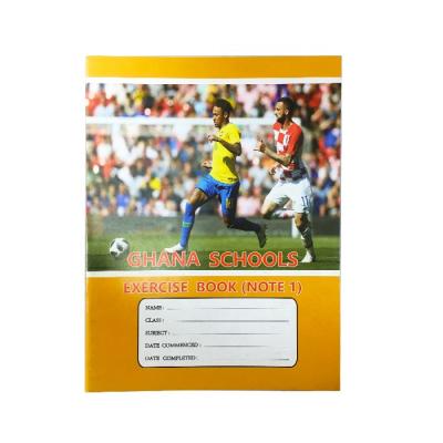 China School Supplies Cuadernos Escolares Good Quality Football Cover Exercise Book Note Printed Exercise Book 1 for sale