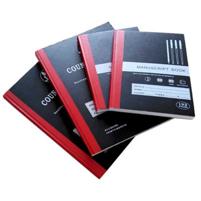 China 2 Hands Paper Hardcover Book High Quality Notebook 200 Counter Pages School and Office Supplies Line Counter Book for sale