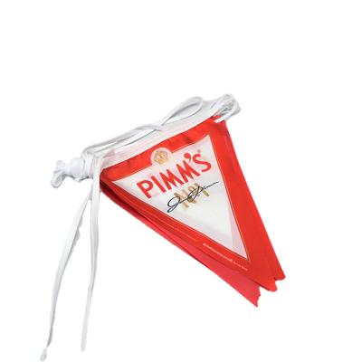 China Professional Printing FLYING Bunting Decoration Clear And Customizable Hanging Flag for sale