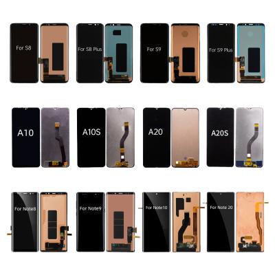 China Wholesale cell phone parts lcd screen edge s6 lcd for samsung note 5 s7 s8 cell phone displayfor iphone 6 7 8 X 11 12 other lcd for sale