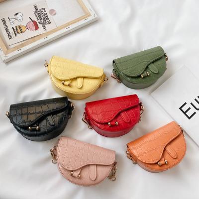 China Wholesale PU Kids Bags For Little Girls 2021 New Coin Purse Alligator Bag PU Leather Little Girls Cross - Body Bags for sale