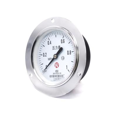 China Iron Case Copper Connector Copper Movement Pressure Gauge, Water Pressure Gauge, Air Pressure Gauge Y100ZT Series for sale