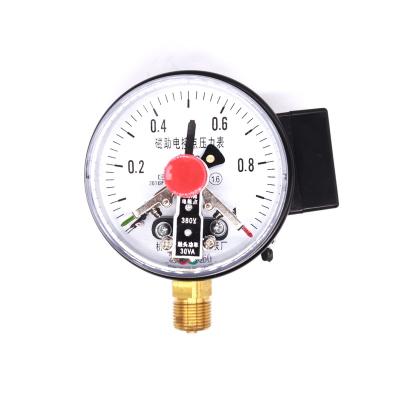 China Iron Case Magnetic Assist Contact Pressure Gauge Electric Pressure Controller YXC100 for sale