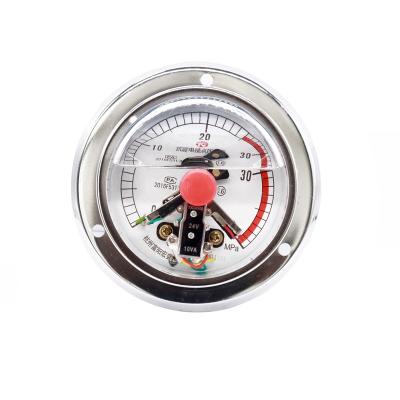 China Electric Iron Case Shock Proof Glycerin Magnetic Aid Contact Pressure Gauge Pressure Controller YNXC100ZT for sale