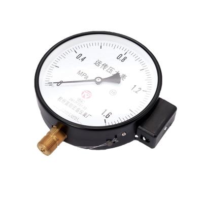 China YTZ150 Iron Case Copper Connector Copper Movement Resistance Remote Transmission Pressure Gauge for sale