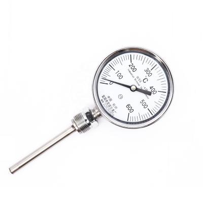 China WSS-411 Series Industrial Bimetal Case Radil Direction Type Iron-clad Thermometer Temperature Indicator Thermometer WSS-411 for sale