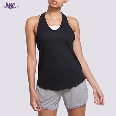 China New Arrival Breathable Gym Running Workout Fitness Comfortable Stretchy Quick Dry Tank Top For Women for sale