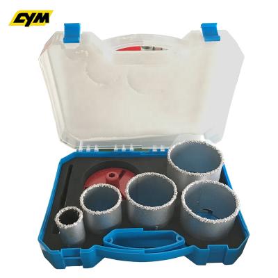 China Professional Drywall Grit Hole Tungsten Carbide Saw Set for Ceramic Tile Punch for sale