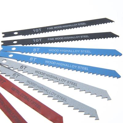 China Fit most brand of jig saw u shank woodworking blades u serrated fitting jig saw blades for sale