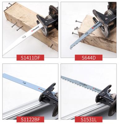 China Sawzall 6inch 9inch 12inch Fast Cut T Leg Metal Wood Cutting Saber Reciprocating Saw Blade for sale