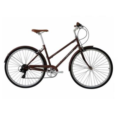 China Compact City Bike 26 Bicicleta De Ciu with Basket and Rear Seat for sale