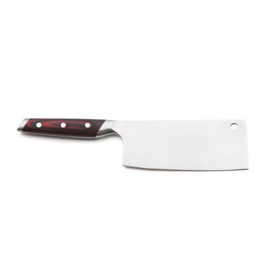 China New Design Viable 7 Inch Household Meat Knife Kitchen Stainless Steel Chopper Knife With Pakka Wood Handle for sale