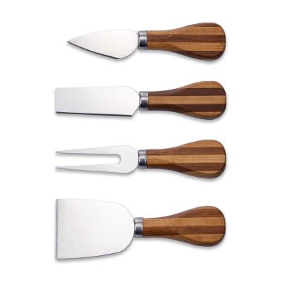 China Sustainable Bamboo Handle Cheese Knife Set for sale