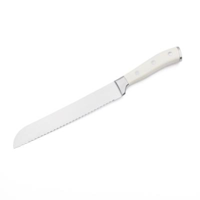 China Amazon Sustainable 7 Inch Hot Selling Bread Knife With ABS Handle Serrated Stainless Steel Kitchen Knife for sale