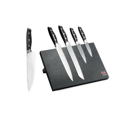 China Sustainable 6 Pcs Kitchen Knives Set Stainless Steel Chef Knives Sets With Wooden Block for sale