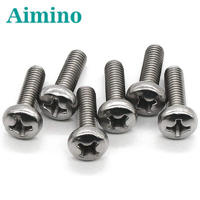 China Pan Pan Head Phillips Machine Screws Stainless Steel Machine Screws for sale