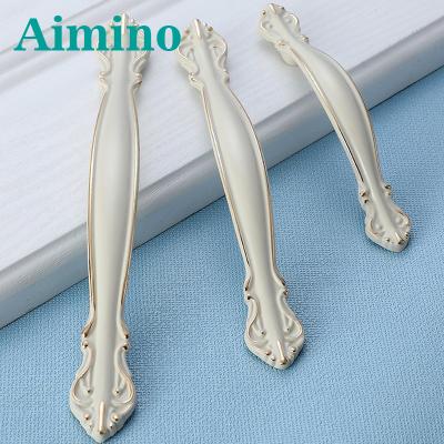 China European and American style European and American style modern minimalist pastoral pastoral white ivory white ceramic handle for sale