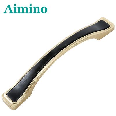 China Modern Gold Cabinet Handles Hanging Pulls Dresser Drawer Pulls, Kitchen Hardware Buffet Handles Wardrobe Pulls for sale