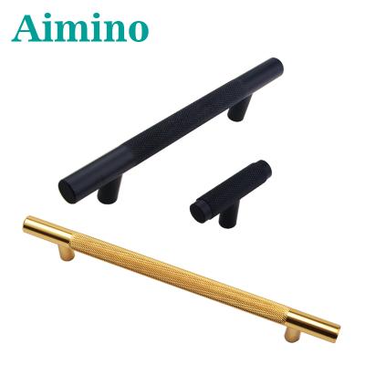 China AIMINO Modern Stainless Steel Door Pull Handle For Commercial Door Handles Stainless Steel Handle With Aluminum Leg for sale