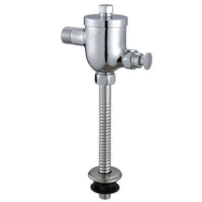 China Latest Design Top Quality Modern Wholesale Brass Toilet Urinal Flush Valve Flush Valve With Push Button for sale