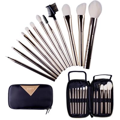 China Makeup Brush Set 12pcs Makeup Brush Set Color Cosmetic Brush Kit Select Customize Private Label Concealer Highlight Brush Tools and Accessories for sale