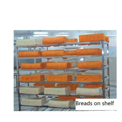 China fresh & SUS 304 Dry Bread Fried Food Factory Certification Fermented Bread Panko Breadcrumbs Machine Baked Bread Shelf for sale