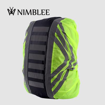 China Outdoor 100% high visibility reflective waterproof Hiking backpack rain cover for sale