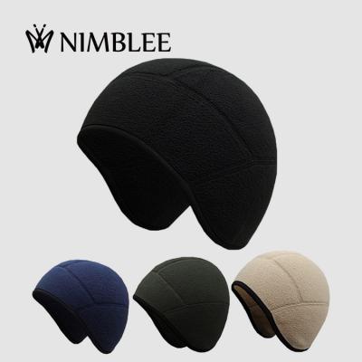 China Outdoor winter sports cycling fleece warm cap windproof ski wool cap helmet lining beanie for sale