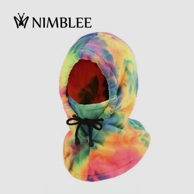 China winter cold face protection tie-dye cycling mask mountaineering skiing fleece ski mask logo for sale