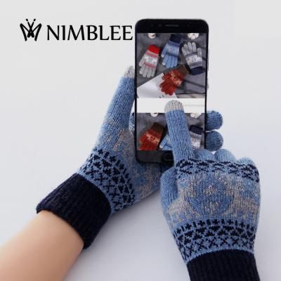 China 2022 fashion winter cashmere woolen touchntuff thermal gloves manufacturers touch screen hand glove manufacturer winter gloves for sale