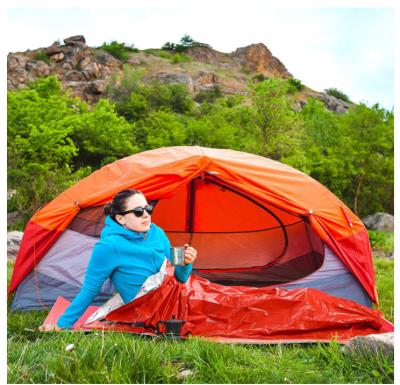 China Outdoor Camping And Hiking Sun Protection PE Aluminum Film Tent Emergency First Aid Sleeping Bag for sale