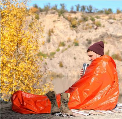 China Portable Lightweight Waterproof Emergency High Quality Survival Camping Sleeping Bag for Outdoor Adventure Activities for sale